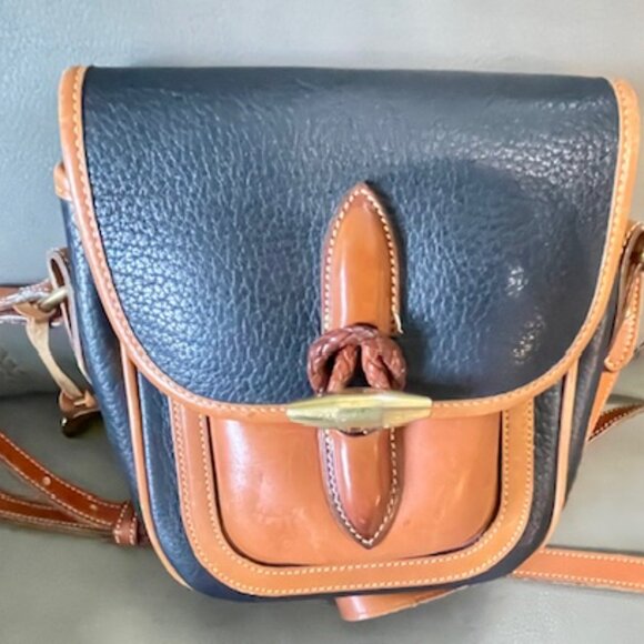 Dooney & Bourke Blue Frontier Outback Handbag # DBR496 - Picture 3 of 15